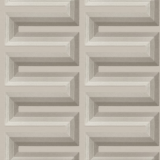 Designs Direct Embroidered Grecian Key Wallpaper